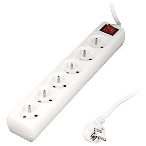 Enexo - Ciabatta Multipresa Ho5vvf - 3g1, 1 M, Lotto Di 6, 16a, Bianco - Foto 2