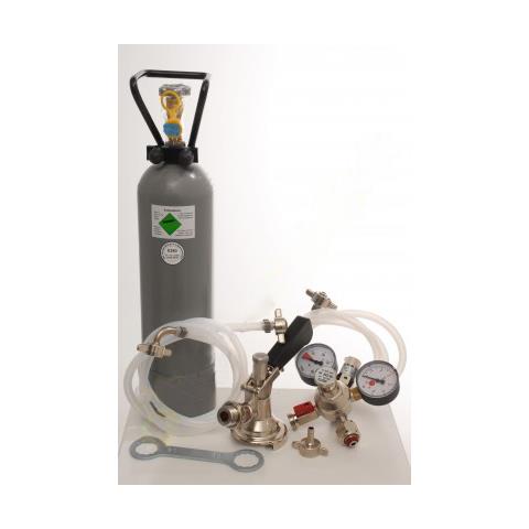 Pacchetto Accessori 4 Con 2,0 Kg Di Co2 Per 2 Conduttivi Spillatore Birran Con 2 * Cestelli Di Raccordo - Foto 1