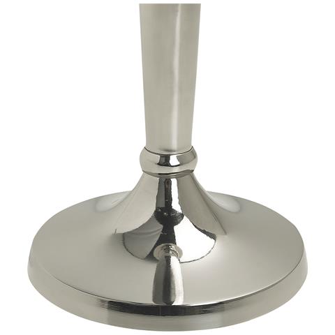 Candelabro Di Metallo Color Argento Sanafa - Foto 13