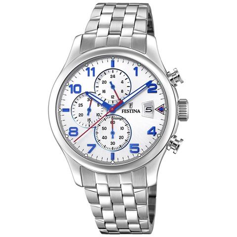 F20374-4 Uomo 43mm Acciaio Acciaio - Foto 1