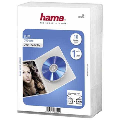 DVD Jewel Case, Slim 10, transparent 10dischi Trasparente - Foto 2
