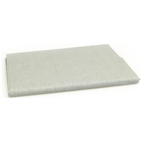 Telo Arredo Granfoulard Copritutto Cotone Made Italy Vari Disegni Arredatutto Copriletto Multiuso 2 Piazze Tinta Unita Grigio - Foto 10