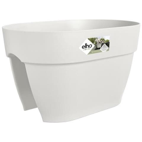 Vaso Da Fiori - Vibia Campana Flower Bridge 40 - Silk White - Balcone Esterno - L 26 X P 39 X H 22 Cm - Foto 1