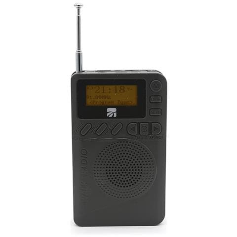 Mini Radio DB-9 DAB+ Portatile Analogico e digitale Nero - Foto 2