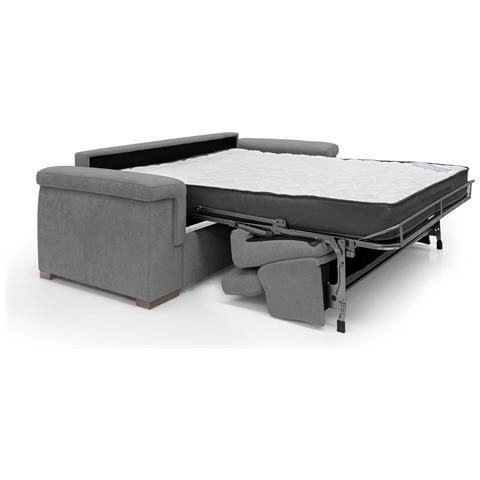 Giunone Divano Letto Alto 18 Cm. Impermeabile T02 Grigio - Foto 2