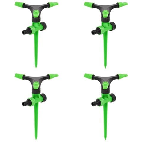 Irrigatori Rotanti 4 Pz Verdi E Neri 16x13,5x25,5 Cm Abs E Pp - Foto 1