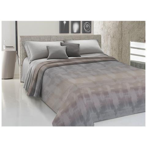 Copriletto Piquet Primavera Estate 100% Cotone Disegno Arcobaleno Singolo Beige - Foto 1