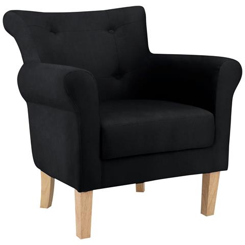 Colton Sedia D'accento Imbottita In Tessuto Intrecciato Grigio - Foto 1