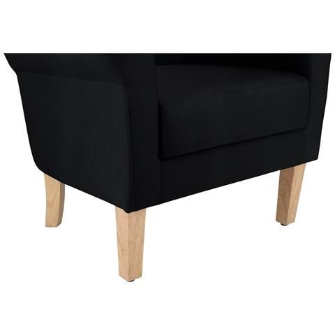 Colton Sedia D'accento Imbottita In Tessuto Intrecciato Grigio - Foto 6