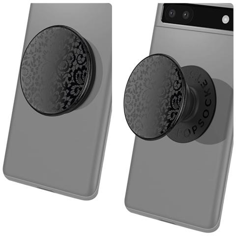 Popgrip Spot Gloss Lace Supporto Impugnatura Fissaggio Adesivo, Nero - Foto 5