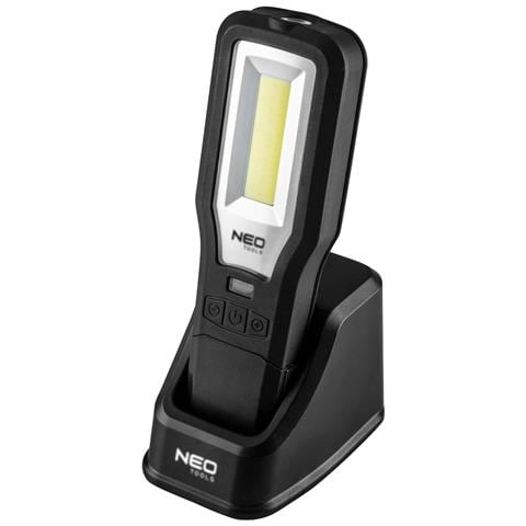 Lampada Da Officina 550 Lm Cob Led + Base + Caricatore - Foto 1