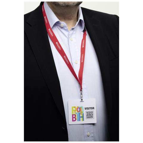 825802 badge e porta badge Carta 100 pz - Foto 4