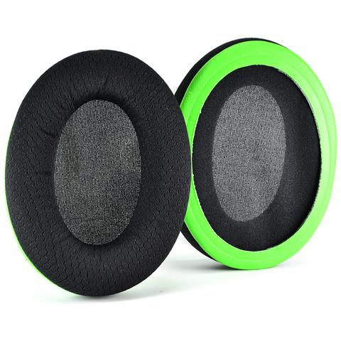 Cuscinetti Auricolari Di Ricambio Per Cuffie Razer - Confezione Da 2, Nero E Verde - Foto 1