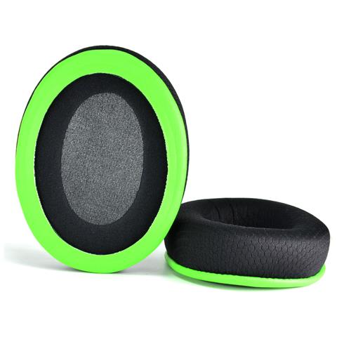 Cuscinetti Auricolari Di Ricambio Per Cuffie Razer - Confezione Da 2, Nero E Verde - Foto 4
