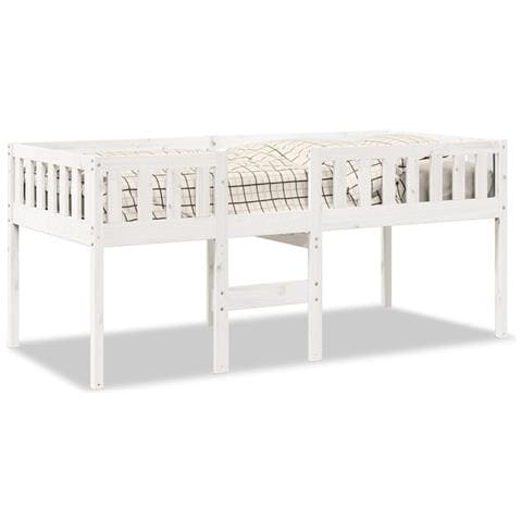 Letto Per Bambini Senza Materasso Bianco 90x190cm Massello Pino - Foto 2