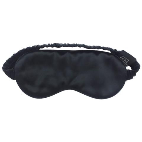 Maschera Da Notte In Seta Di Lusso Per Un Sonno Migliore Black - Foto 1