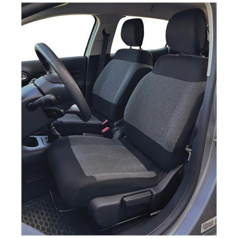 Coprisedili Anteriori Personalizzati Citroen C3 16> Tess. Millepunti Antracite - Foto 1