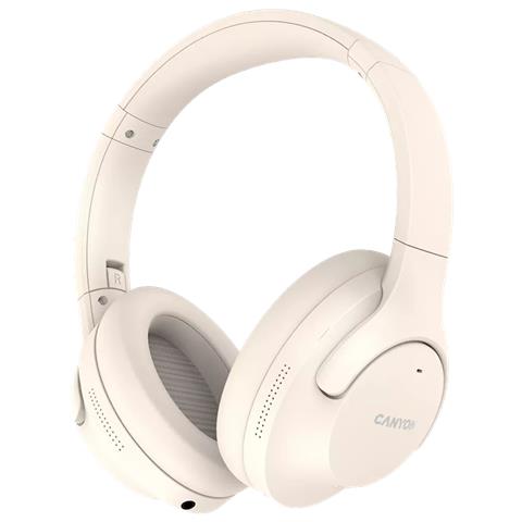 CNS-CBTHS10BG cuffia e auricolare Con cavo e senza cavo A Padiglione Chiamate /Musica /Sport /Tutti i giorni Bluetooth Beige - Foto 1