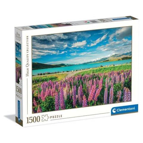 Puzzle Clementoni 31728 High Quality Collection Lupins At Lake Tekapo - Foto 1