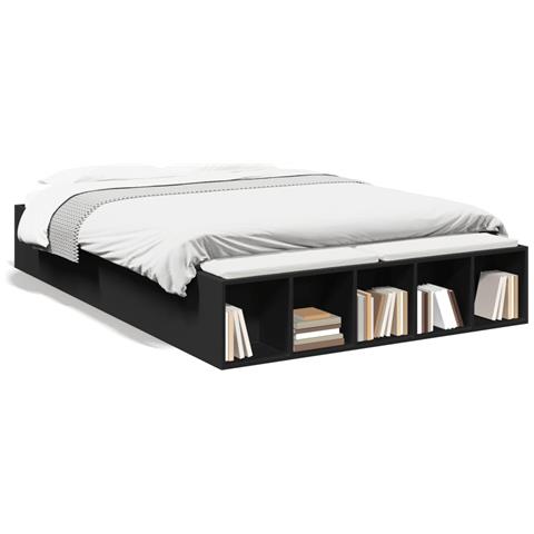 Giroletto Nero 120x190 Cm In Legno Multistrato - Foto 1