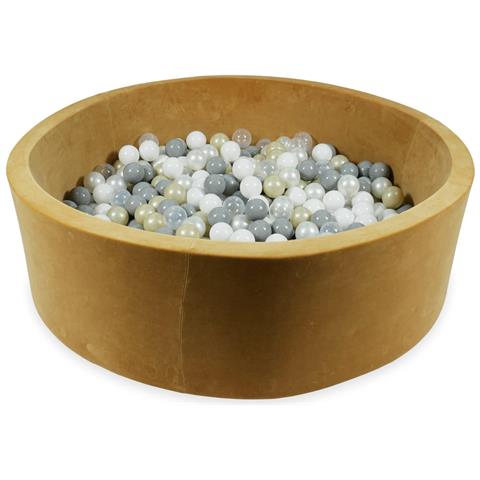 Ballenbak 130x40 Fluweelzacht Karmel - Foto 1