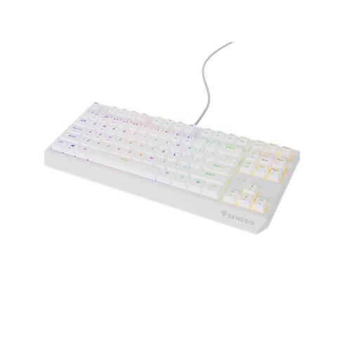 Thor 230 TKL tastiera Gaming USB + RF Wireless + Bluetooth QWERTY Bianco - Foto 1