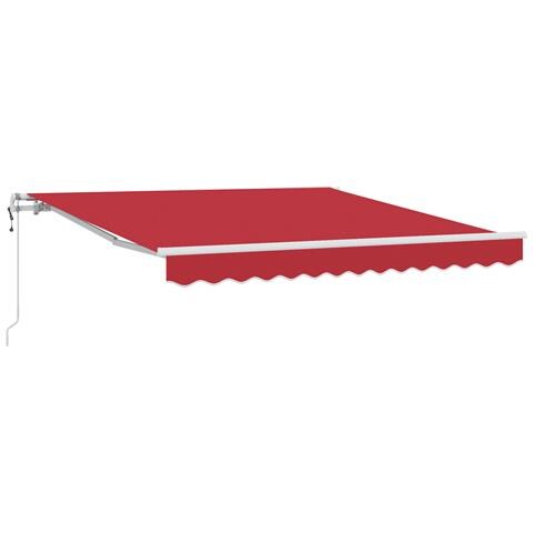 Tenda Retrattile Automatica Rossa 300x250 cm - Foto 1