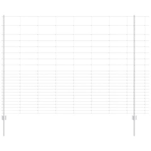 Poste per Recinzione 22 pcs U-Channel 160 cm Acciaio Zincato - Foto 1