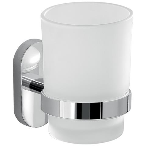 Portaspazzolini Da Muro In Acciaio Inox E Cromall 5310 Serie Febo Cromato - Foto 1