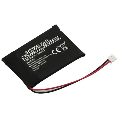 Batteria Per Orologio Gps Garmin Fenix 5 Li Polymer 3.7 V 230mah 0.9wh - Foto 1