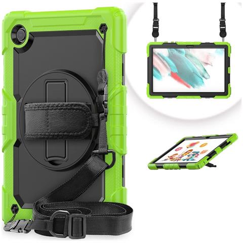 Custodia Per Samsung Galaxy Tab A 8.0"" Supporto E Tracolla Verde - Foto 2