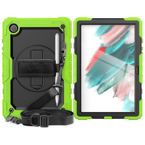 Custodia Per Samsung Galaxy Tab A 8.0"" Supporto E Tracolla Verde - Foto 1