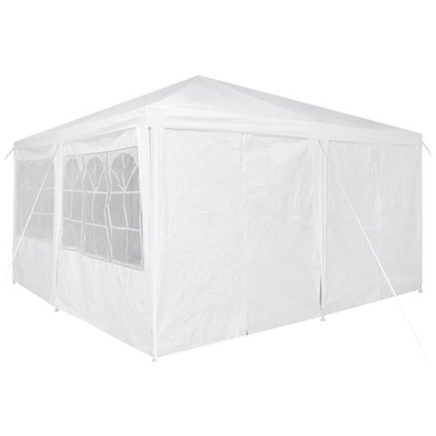 Tenda Party Bianco 400 x 400 x 266 cm Poliestere e Acciaio - Foto 9