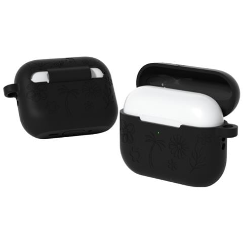 Custodia Protettiva In Silicone Compatibile Con Apple Airpods Pro 3 - Antishock, Impermeabile E Anti-caduta Black - Foto 1