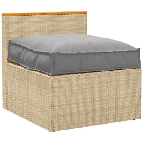 Cuscino per seduta pallet Grigio 70 x 70 x 12 cm Tessuto Oxford - Foto 2