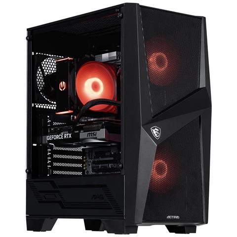 5901443421627 PC AMD Ryzen™ 5 7500F 32 GB DDR5-SDRAM 1 TB SSD NVIDIA GeForce RTX 5060 Midi Tower Nero - Foto 1
