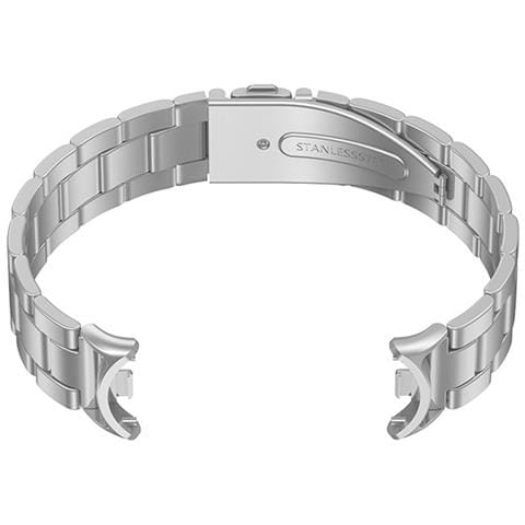 Cinturino In Metallo Compatibile Con Xiaomi Mi Band 8/9/10 - Design A Barra A Molla - Acciaio Inossidabile Silver - Foto 3