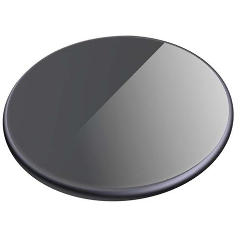 Caricatore Wireless A Induzione Qi 15w Vetro Temperato Powerspot Ricarica Rapida, Nero - Foto 1