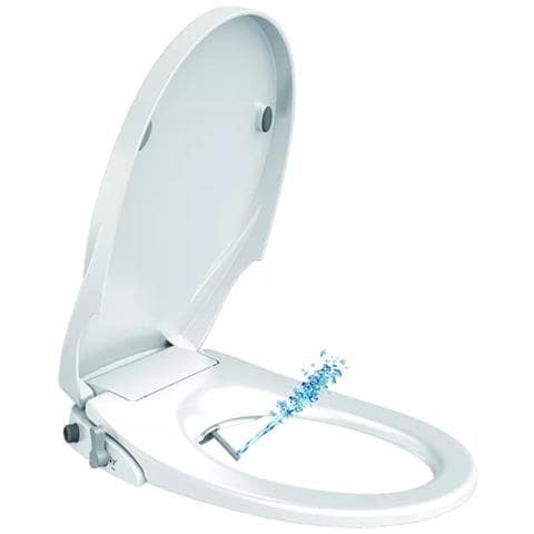 Copriwater Bidet Intelligente A Forma Di O - Non Elettrico, Standard Europeo 3/8 - Foto 2