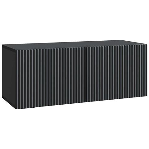 Mobile Porta TV da Muro Nero 78,5 x 31 x 30 cm - Foto 1