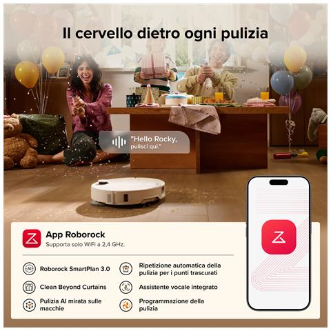 Qrevo Edge 2 Set Robot Aspirapolvere Lavapavimenti, Base Tutto in Uno, 25.000 Pa, 7,98 cm, LDS Retrattile, FlexiArm, Antigroviglio, Autopulizia 80°C, Evita 280+ Ostacoli, Videochiamata, Bianco - Foto 9