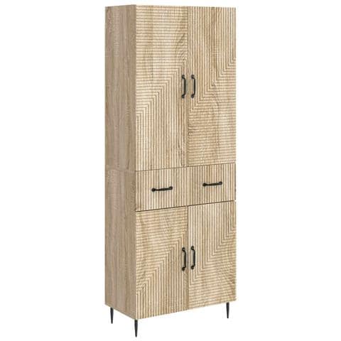 Set di armadi 2 pcs Rovere Sonoma 66 x 34,5 x 89,5 cm - Foto 1