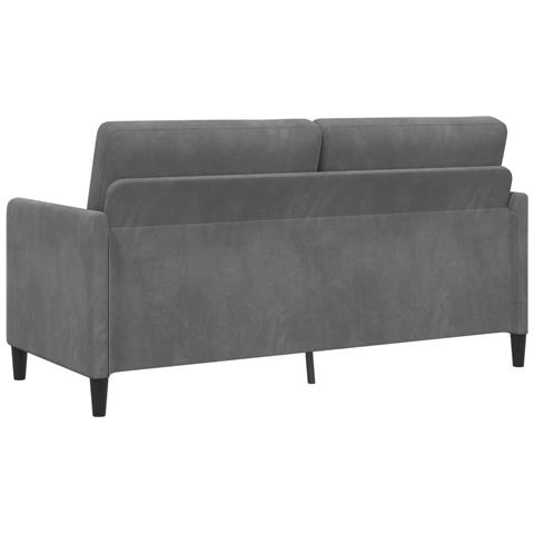 Set di Divani con Storage 2 pz Grigio Scuro Poliestere - Foto 2