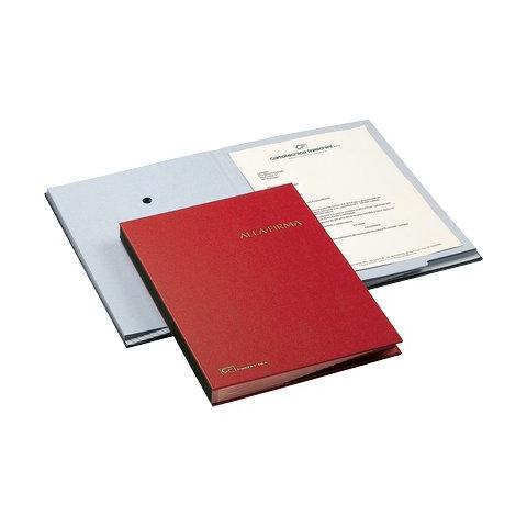 pz. 1 Libro Firma 18 Intercalari. rosso 24x34cm 618-A - Foto 1