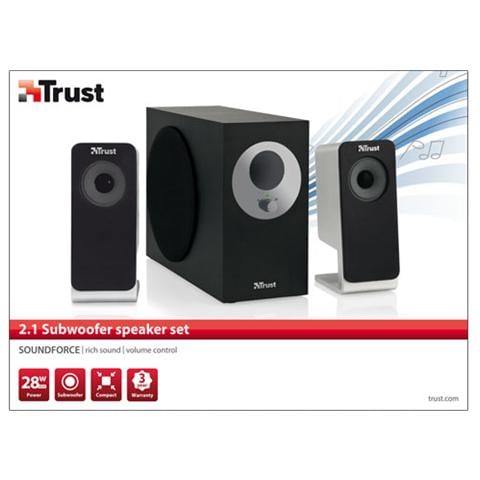 Soundforce Set Altoparlanti con Subwoofer 2.1 Potenza Totale 14W colore Nero - Foto 3