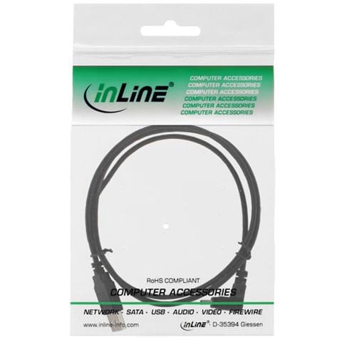 cavo mini usb 2.0 da type a maschio a type mini b maschio (5poli) , angolato a 90 gradi vbasso, nero, 1m - Foto 2