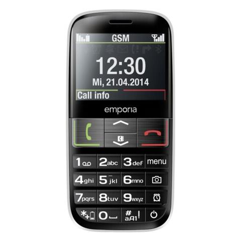 Euphoria Senior Phone Display 2.4" Bluetooth con Tasti Grandi + SOS Fotocamera Colore Nero - Foto 1