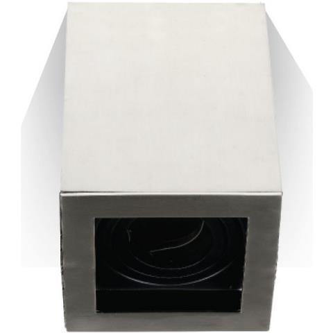 Porta Faretti Led Gu10 Gu5.3 Soffitto Quadrato Orientabile Nickel Satinato Vt-797 3632 - Foto 1