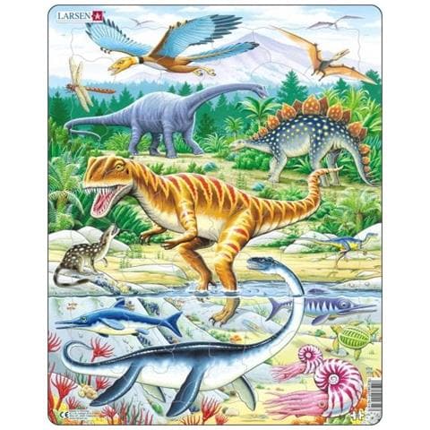 Fh16 Dinosauri Del Periodo Giurassico, Puzzle Con 35 Pezzi - Foto 4