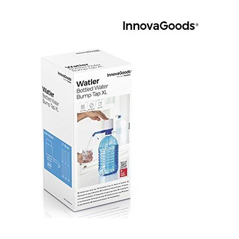Acqua Di Innovagoods Dispenser Per Caraffe Xl Watler, E Blu Bianco, 8 X 16,5 X 18 Cm - Foto 2